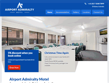 Tablet Screenshot of admiralty.com.au